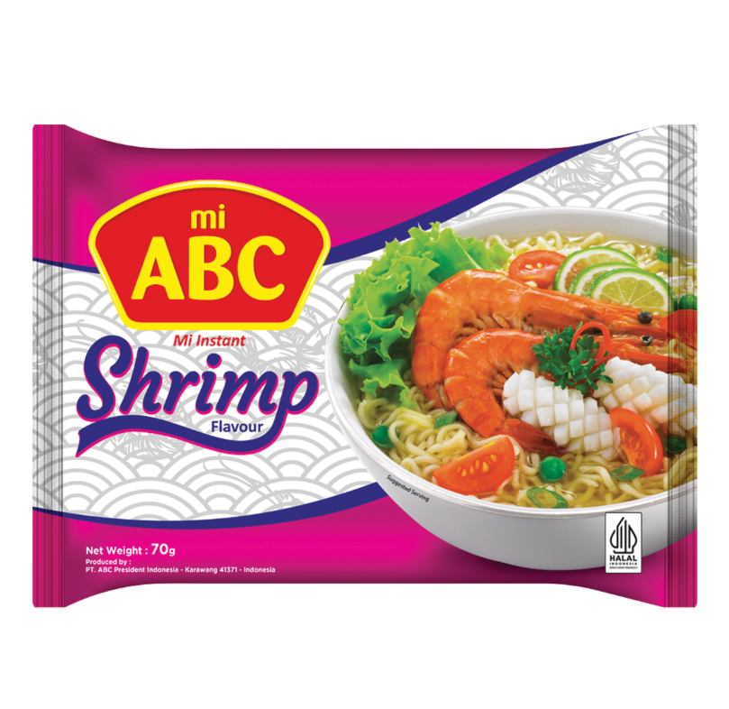 ABC Instant Noodle Soup Shrimp 70g