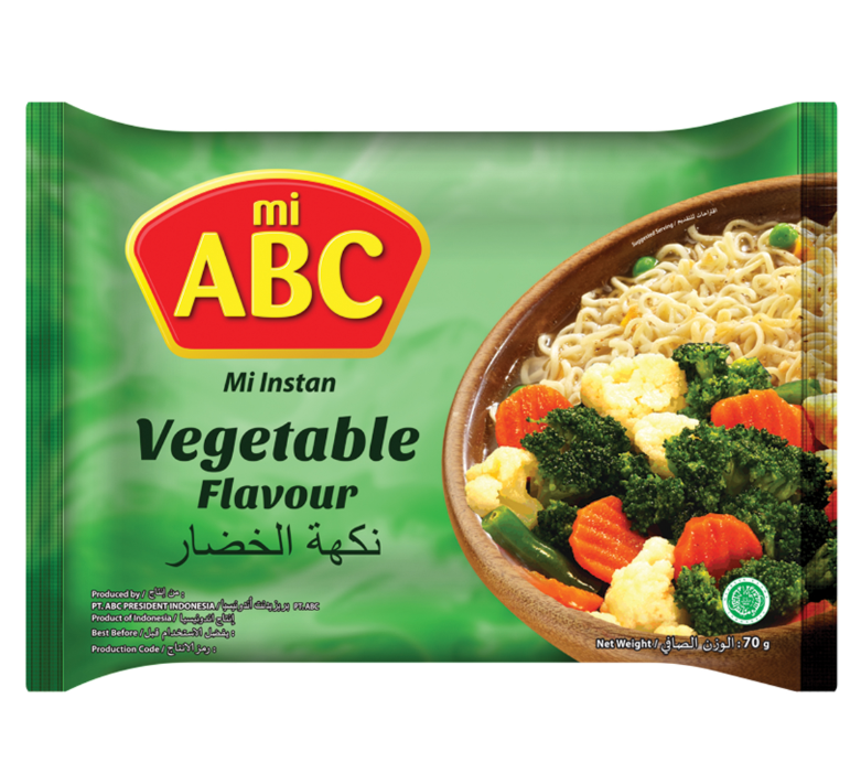 ABC Instant Noodle Soup Vegetable 70g