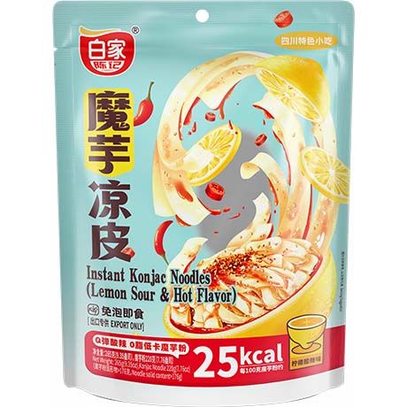 AKUAN Instant Noodles Konjac Lemon Hot & Sour 265g