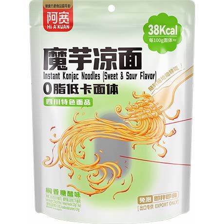 AKUAN Instant Noodles Konjac Sweet & Sour 255g