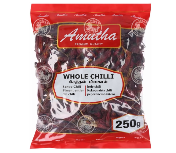 AMUTHA Dried Chilli With Stem 250g