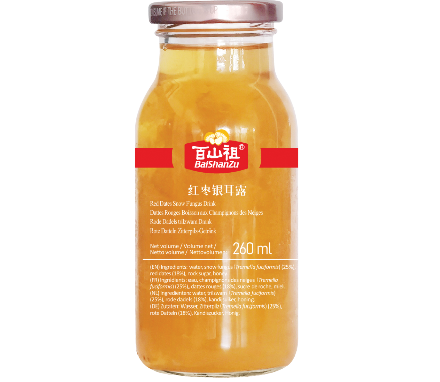 BAI SHAN ZU Red Dates Snow Fungus Drink 260ml