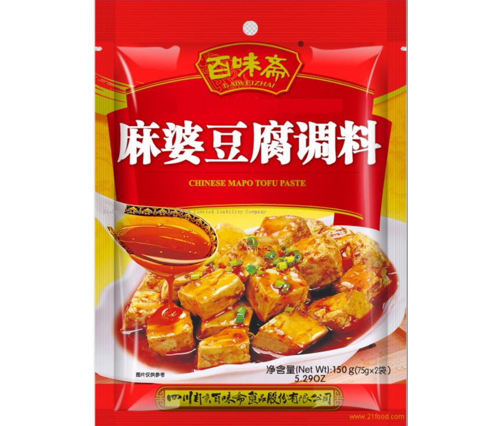 BAIWEIZHAI Chinese Mapo Tofu Seasoning 150g