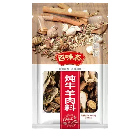 BAIWEIZHAI Spice for Stewed Beef & Mutton 30g
