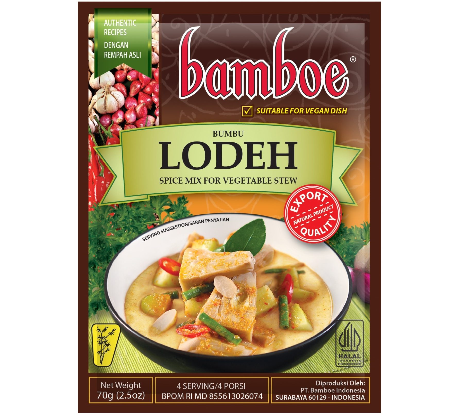 BAMBOE Bumbu Lodeh 70g