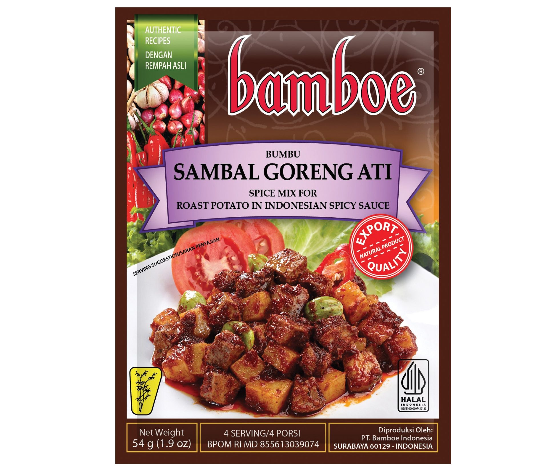 BAMBOE Bumbu Sambal Goreng Ati 54g