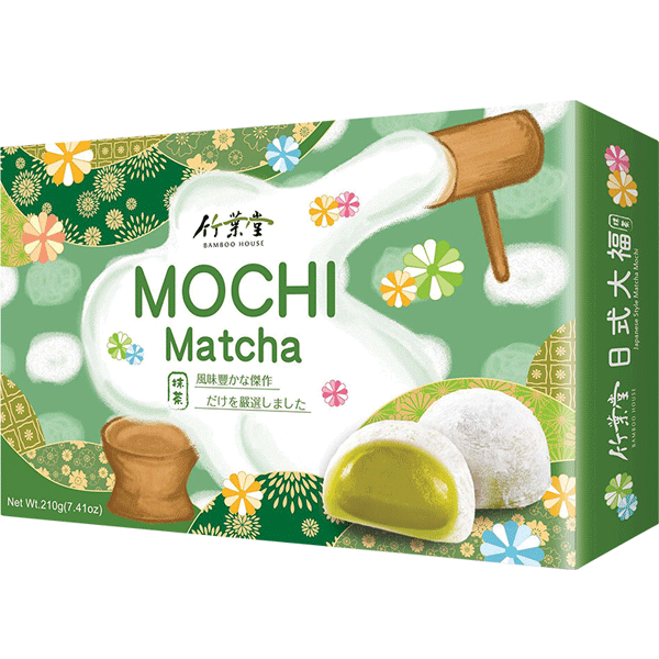 BAMBOO HOUSE Matcha Green Tea Mochi 210g