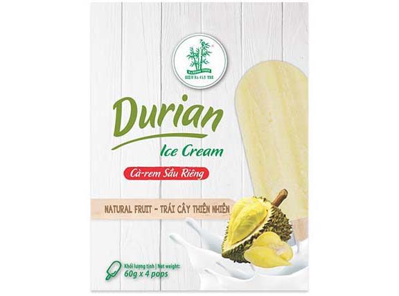 BAMBOO TREE Ice Bar (Lody) Durian 60g