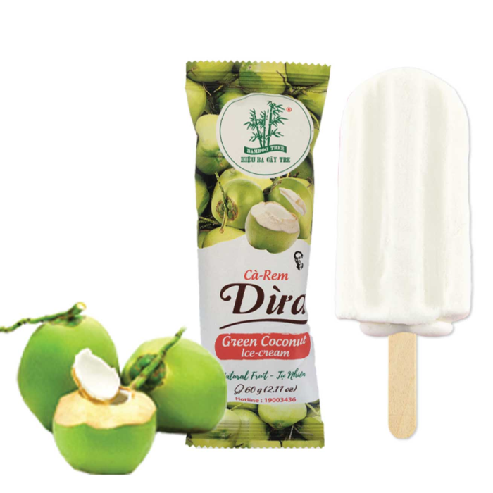 BAMBOO TREE Ice Bar (Lody) Green Coconut 60g