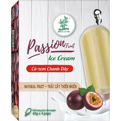 BAMBOO TREE Ice Bar (Lody) Passion Fruit 60g
