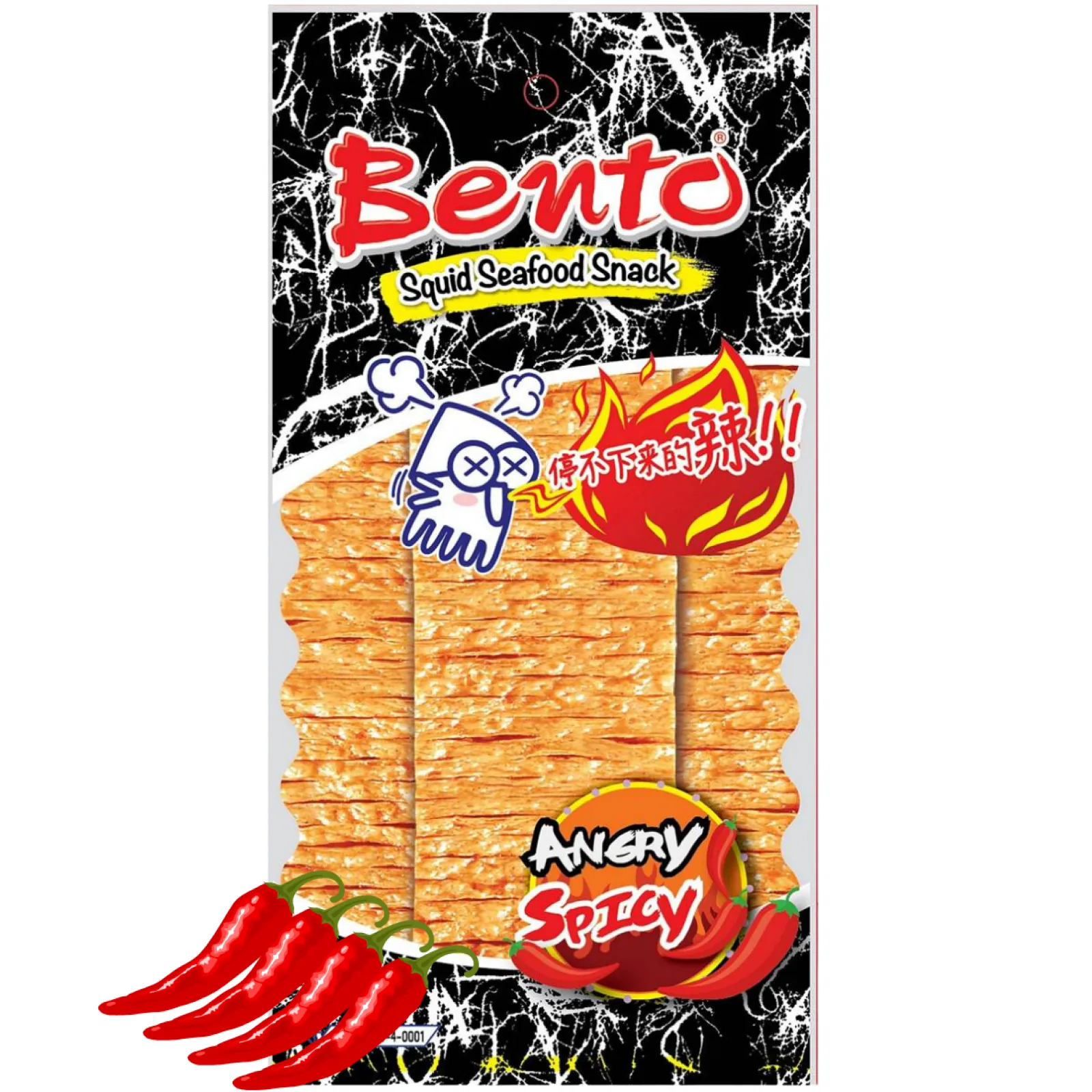BENTO Squid Seafood Snack Angry Spicy 20g