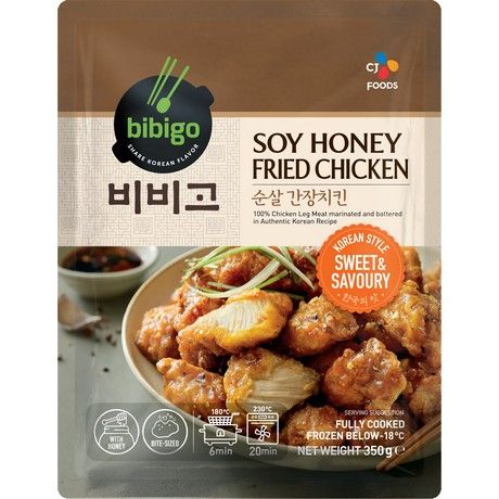 BIBIGO Fried Chicken Soy & Honey Korean Style 350g