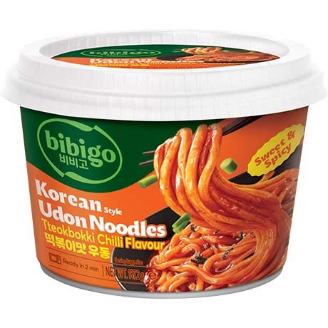 BIBIGO Udon Noodles Topokki Chili Korean Style 187,2g