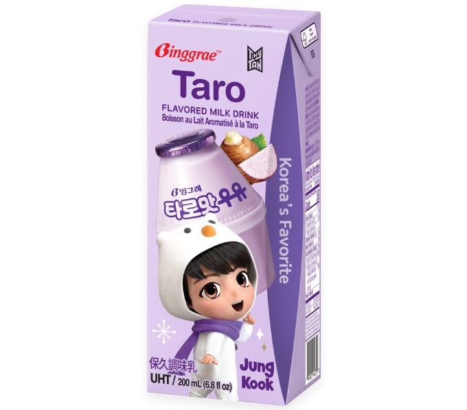 BINGGRAE Taro Milk Drink 200ml