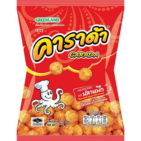 CARADA Rice Balls with Squid Flavor 62g