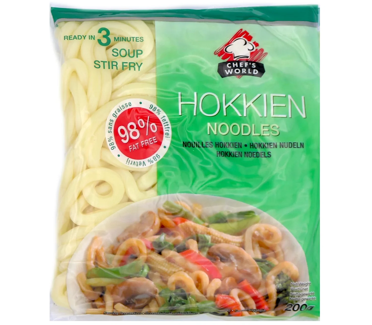 CHEF’S WORLD Hokkien Noodle 200g