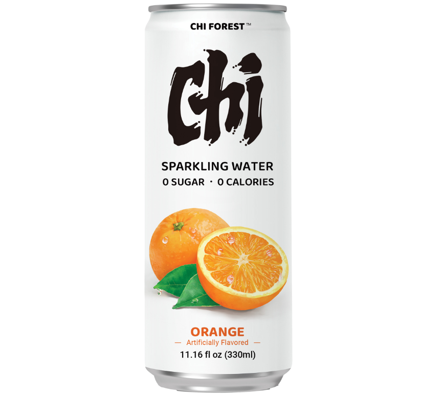 CHI FOREST Sparkling Water Orange Can 330ml