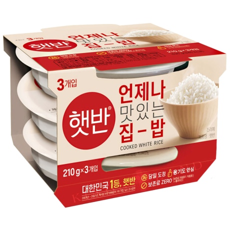 CJ Instant Rice Haetban 3P 210g