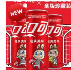 COCA-COLA Cola - Sleek Can - Labubu 330ml
