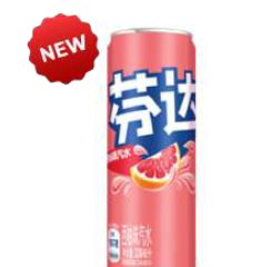 COCA-COLA Fanta Grapefruit Flavored Soda - Sleek Can 330ml
