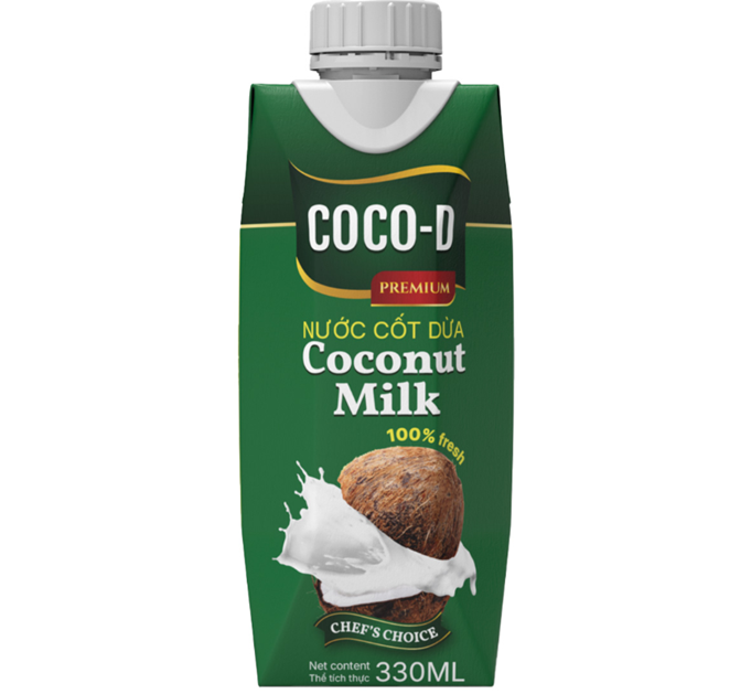 COCO-D Coconut Milk Premium UHT 330ml