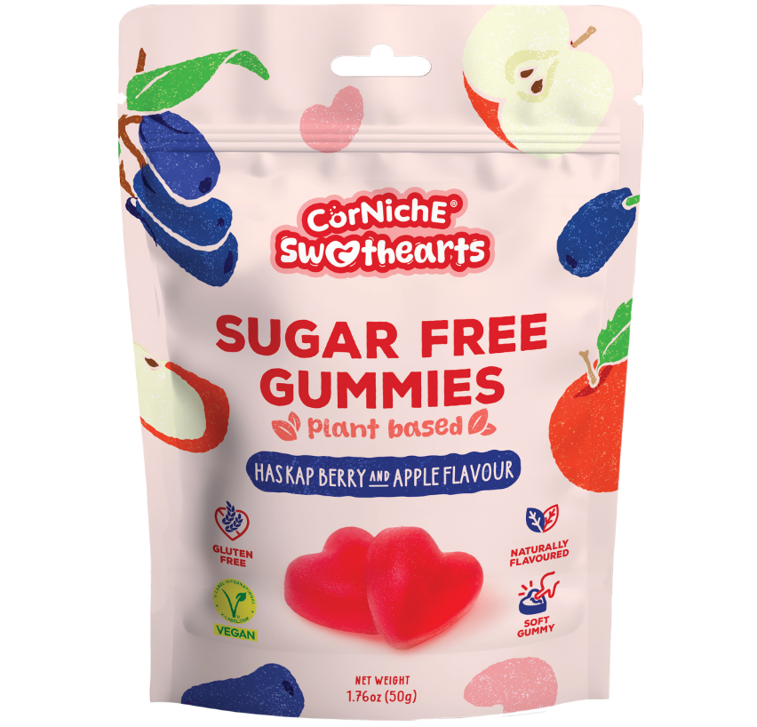 CORNICHE Sweethearts Gummies Haskap Berry Apple 50g