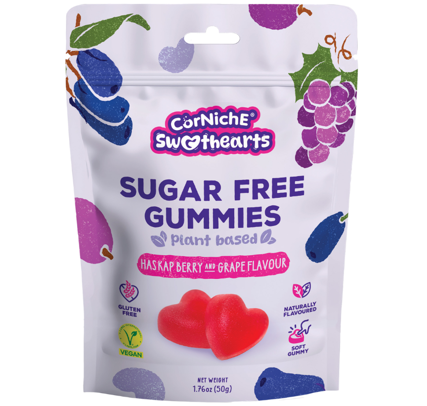 CORNICHE Sweethearts Gummies Haskap Berry Grape 50g