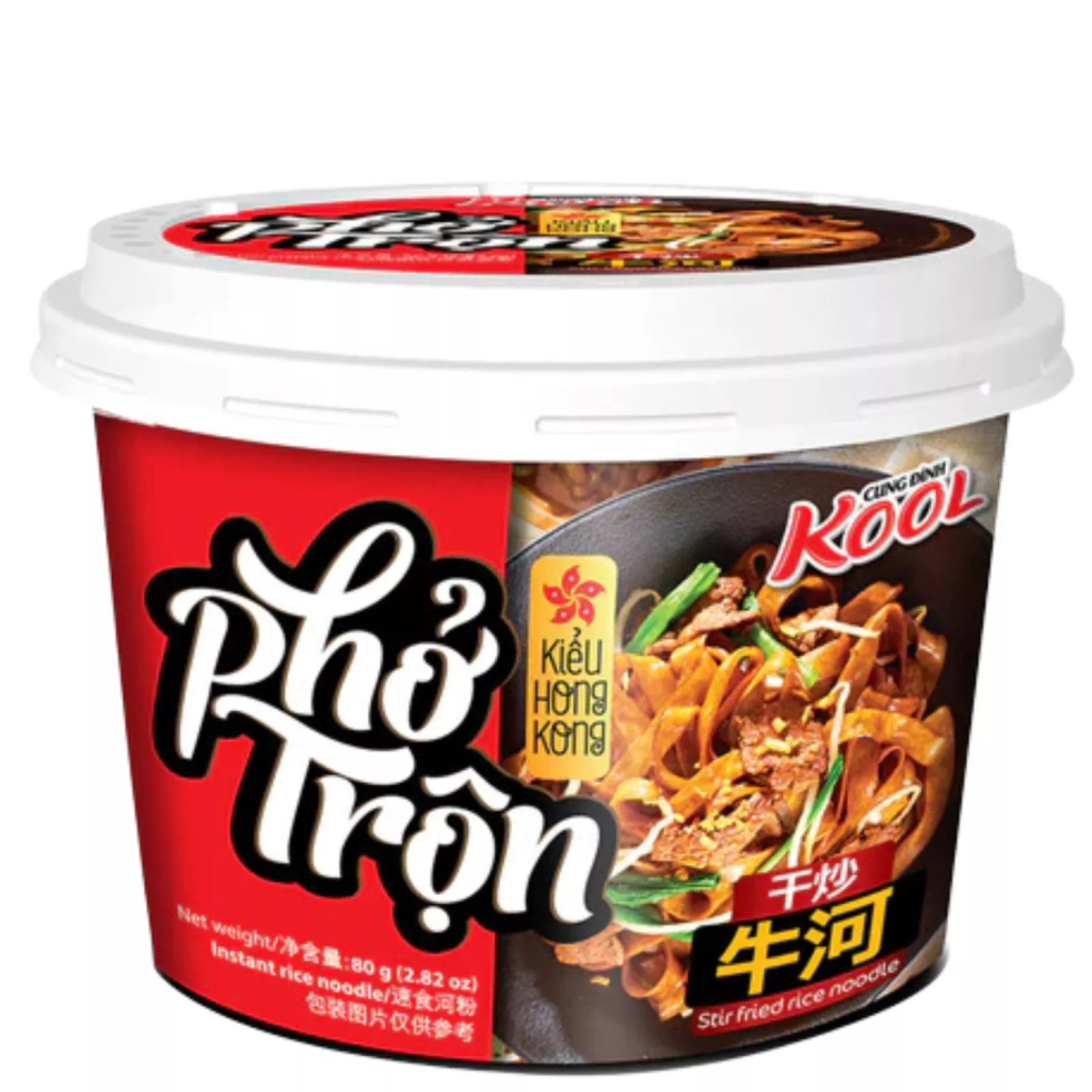 CUNG DINH KOOL Fried Noodle Black Soy Bowl 80g
