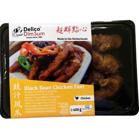 DELICO Dim Sum Chicken Feet Black Bean 400g