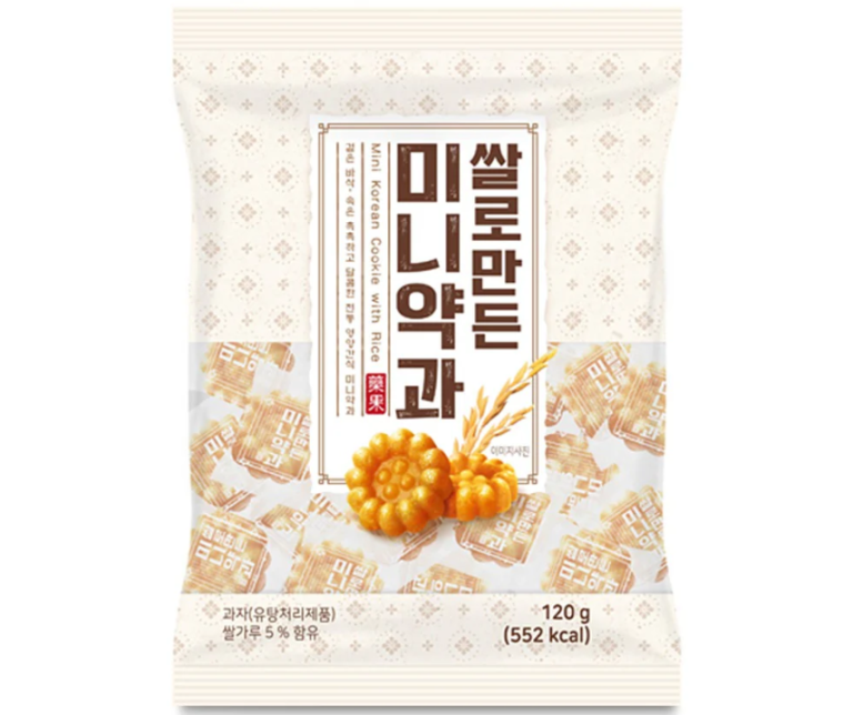 DONGHWA Mini Korean Cookie with Rice (Yakgwa) 120g