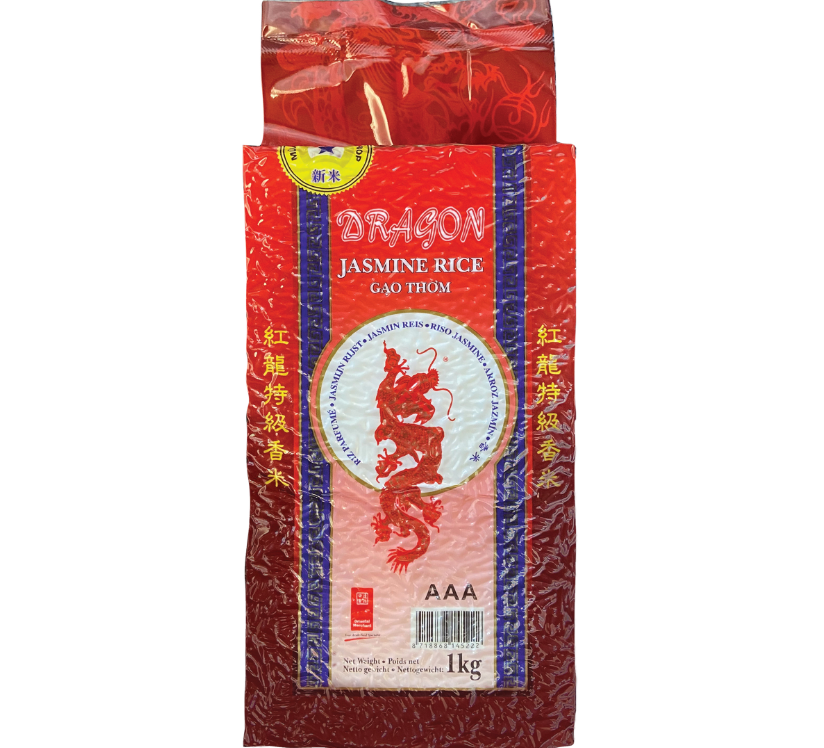 DRAGON Jasmine Rice Vacuum Packed 1kg