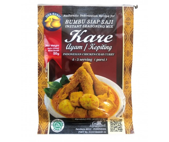 DUA-KUALI Bumbu Kare Ayam 50g