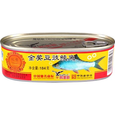 EAGLE COIN Fried Dace with Salted Black Bean 184g