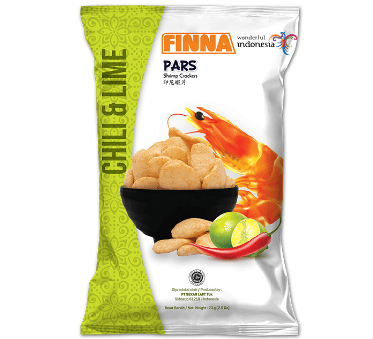 FINNA PARS Prawn Crackers Chili & Lime 70g