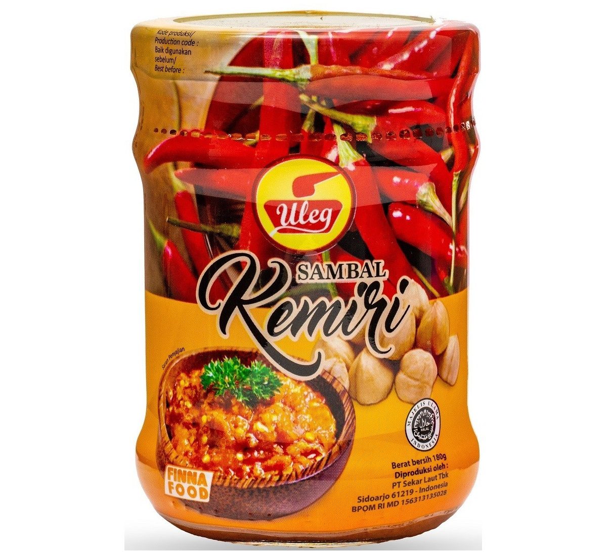 FINNA ULEG Sambal Kemiri 180g