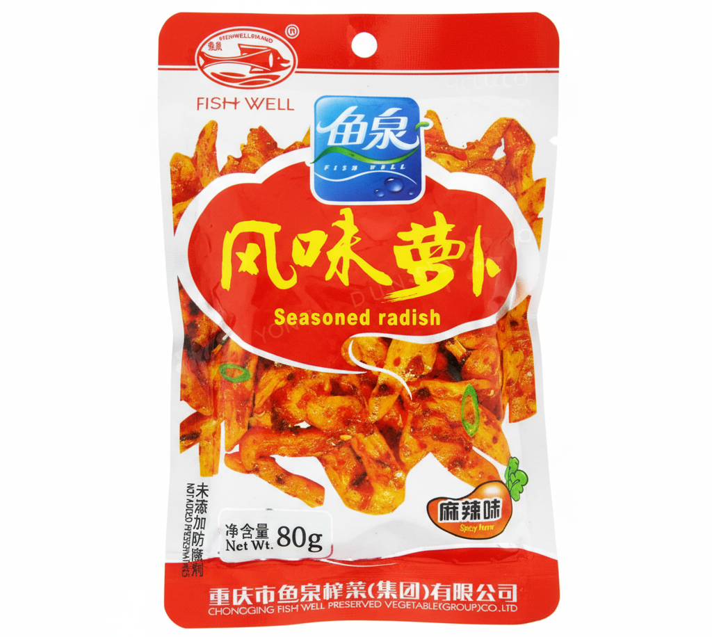 FISH WELL Chilli Oil Radish 80g