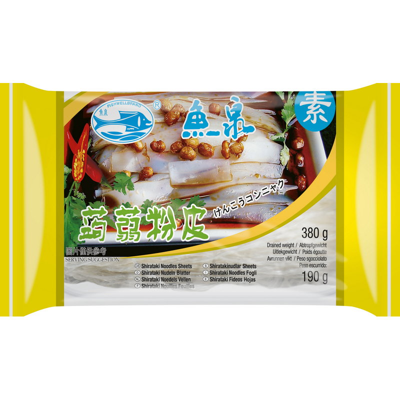 FISH WELL Konjac Vermicelli Sheets 380g