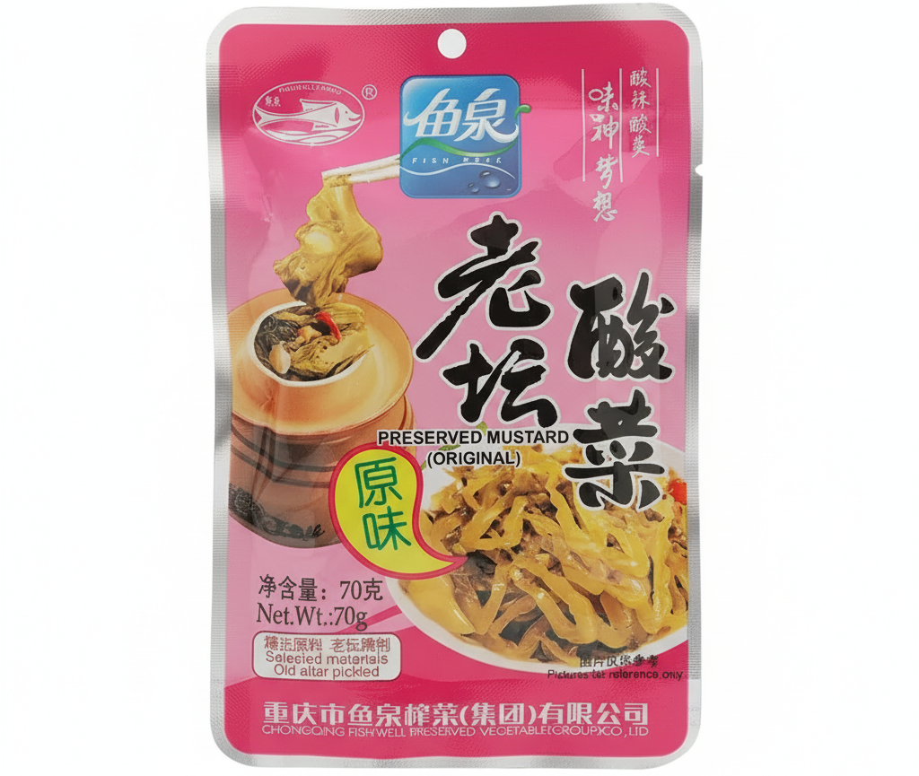 FISH WELL Preserved Mustard (Original) 70g