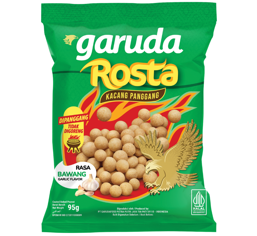 GARUDA Rosta Roasted Peanut Garlic 95g