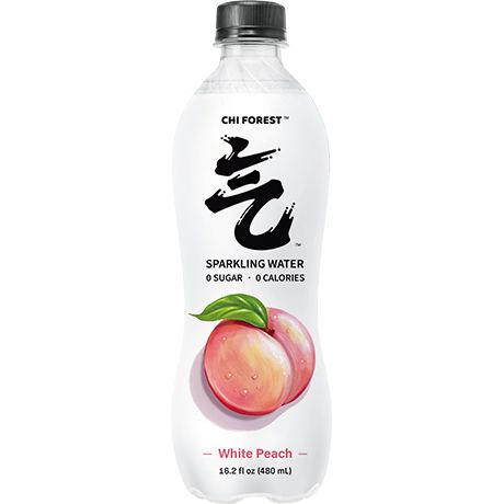 GENKI FOREST Sparkling Water White Peach 480ml