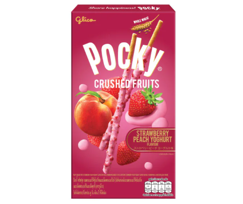 GLICO Pocky Strawberry Peach Yogurt 38g