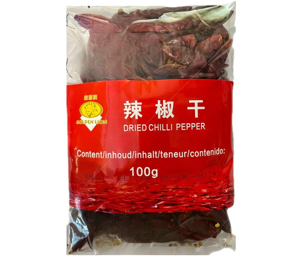 GOLDEN LION Dried Chilli Pepper 100g