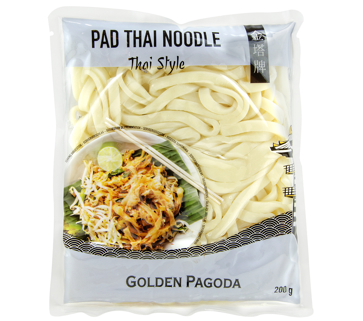 GOLDEN PAGODA Fresh Pad Thai Noodle Thai Style 200g