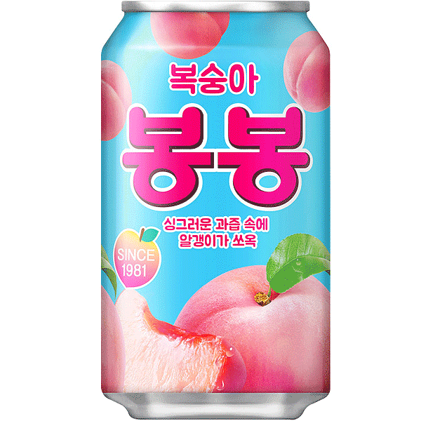HAITAI Bong Bong Peach 340ml