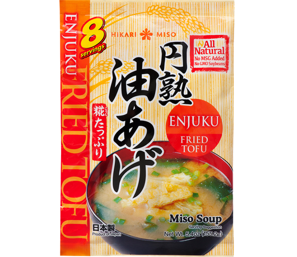 HIKARI MISO Miso Enjuku Fried Tofu Miso Soup 155g