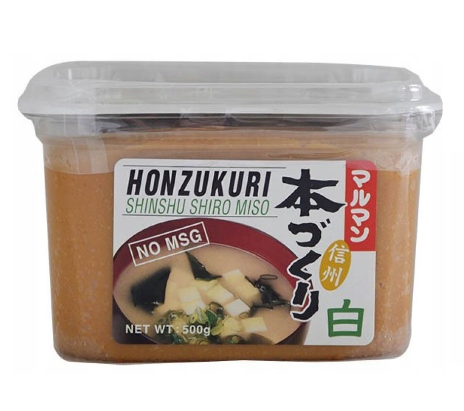 HONZUKURI Shiro Miso Paste (Light) 500g