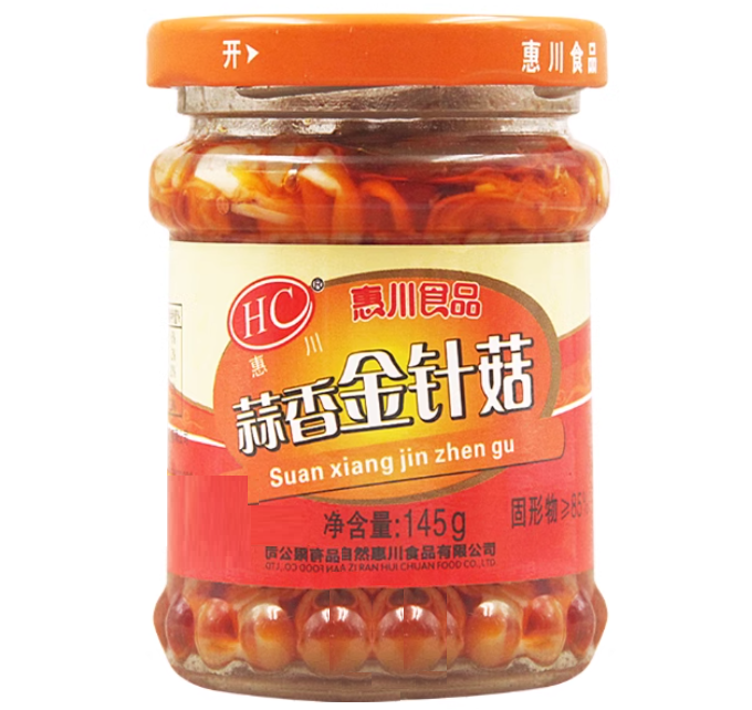 HUICHUAN Garlic Enoki Mushroom 145g