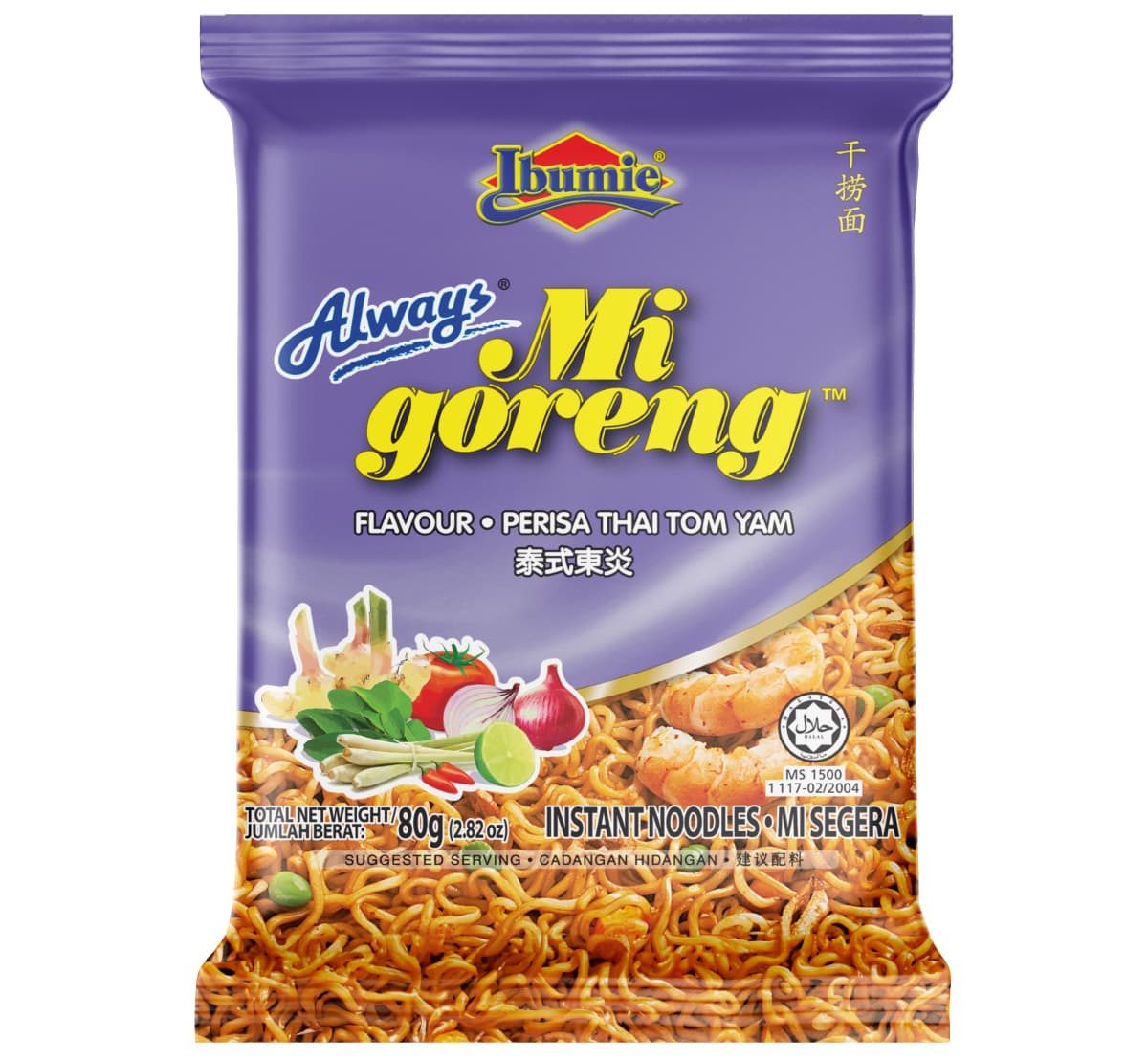 IBUMIE Mi Goreng Thai Tom Yam 80g