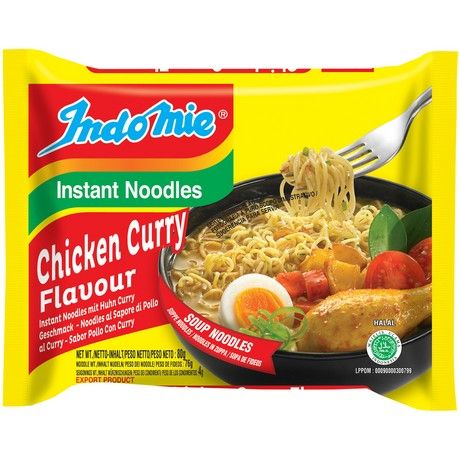INDOMIE Instant Noodles Chicken Curry 80g