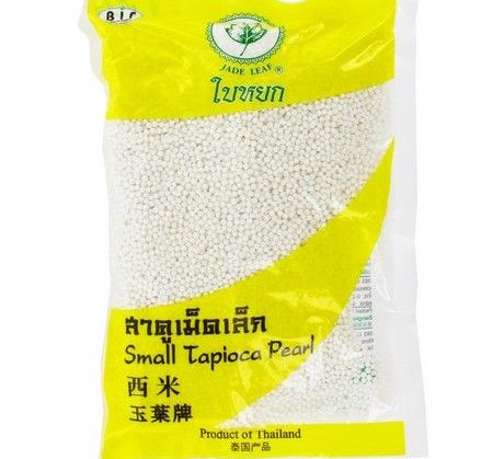 JADE LEAF BRAND Tapioca Pearls White Small 400g